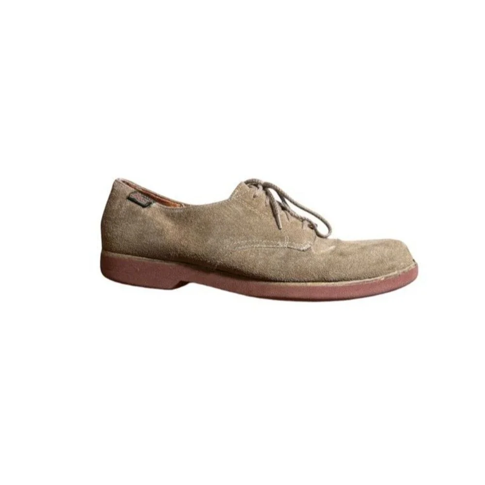 G.H. Bass Originals Tan Buck Oxfords Shoes Mens Size 9 Classic Preppy